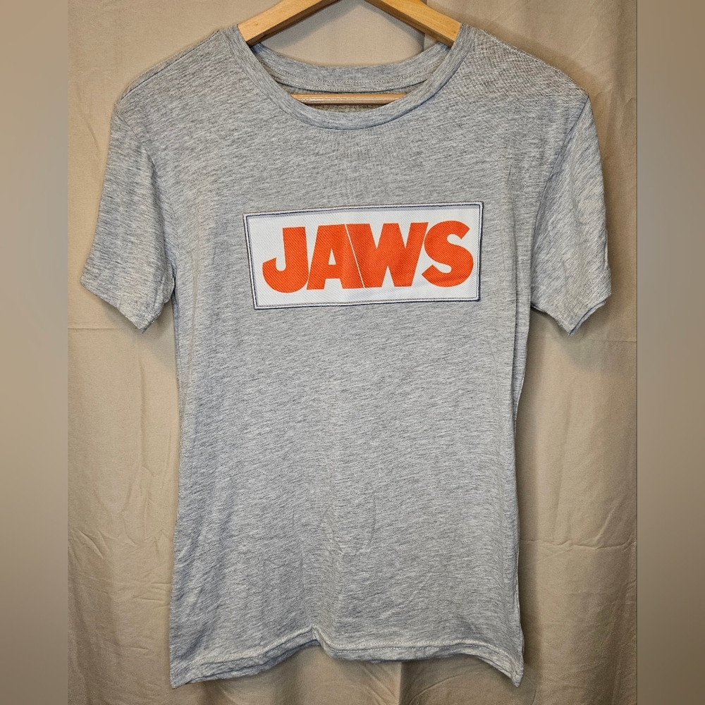 JAWS Graphic T-Shirt | Double-Sided Movie Tee | "Don't Go in the Water" | NEW